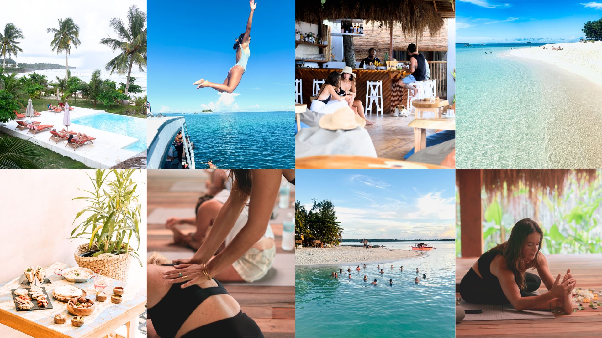 Retreat mosaic collage